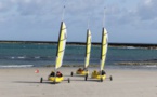 Séance d'initiation au char à voile