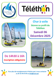Char à voile - Téléthon Char à voile - Téléthon